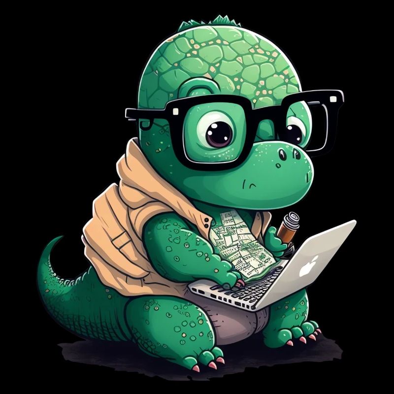 Cute Dino Who Programs