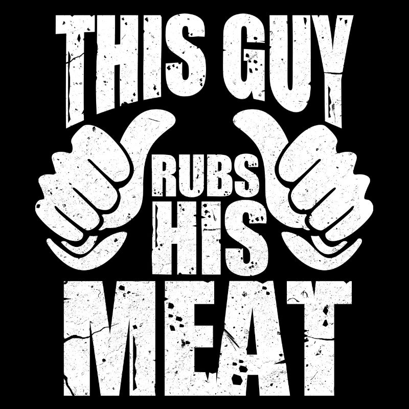 Ce type frotte son chef grillade Meat Pitmaster