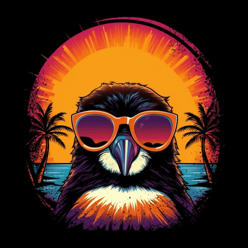 gift idea chinstrap penguin present geek choreo dj