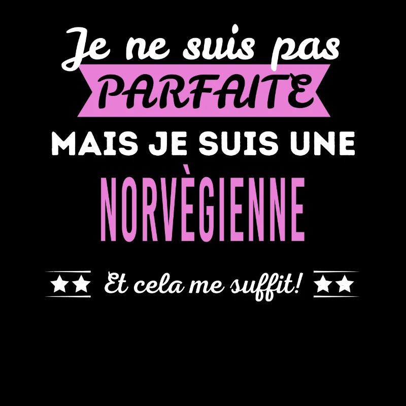 Je ne suis pas parfaite Norvègienne