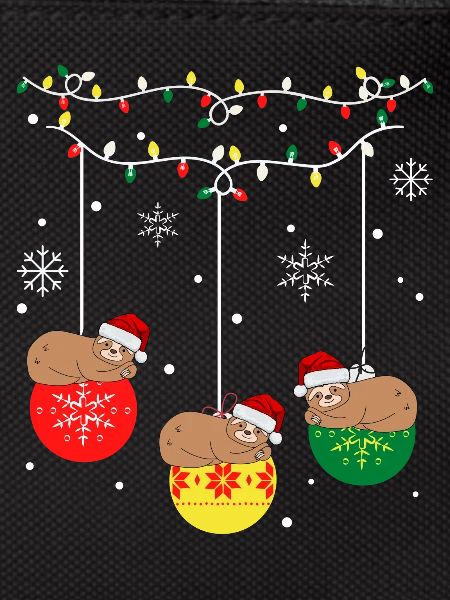 Christmas sloth