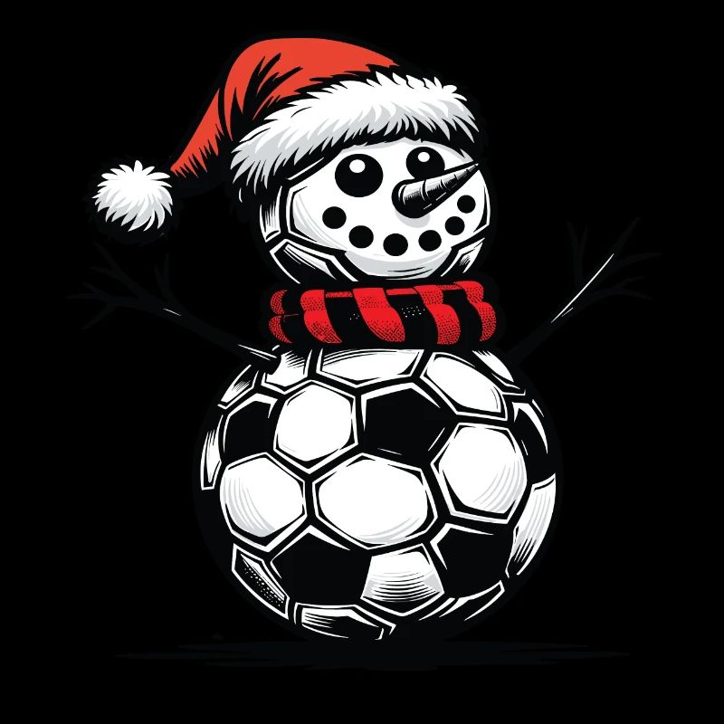 Schneemann mit Weihnachtsbällen