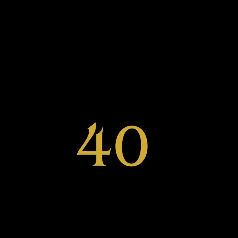 40er Schwarz