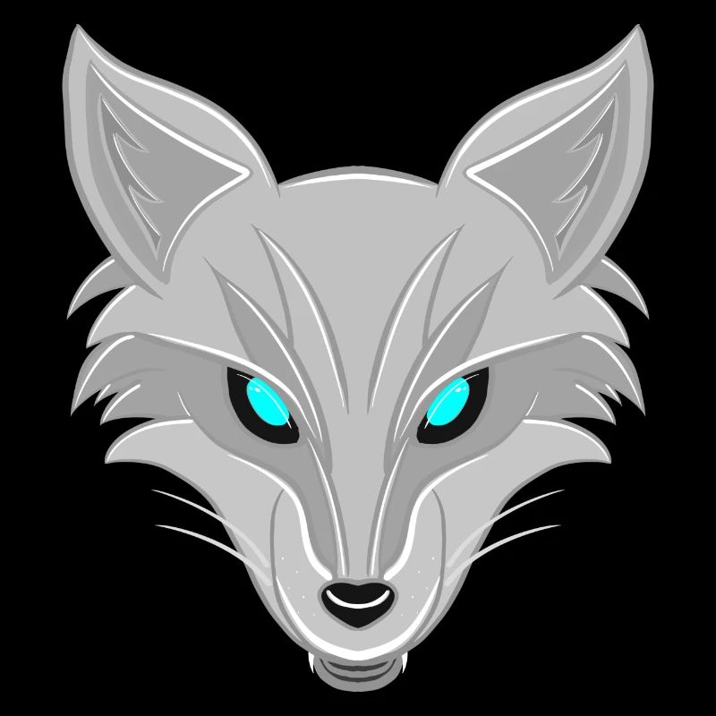 Silver Fox - Elegant Animal Lover Design