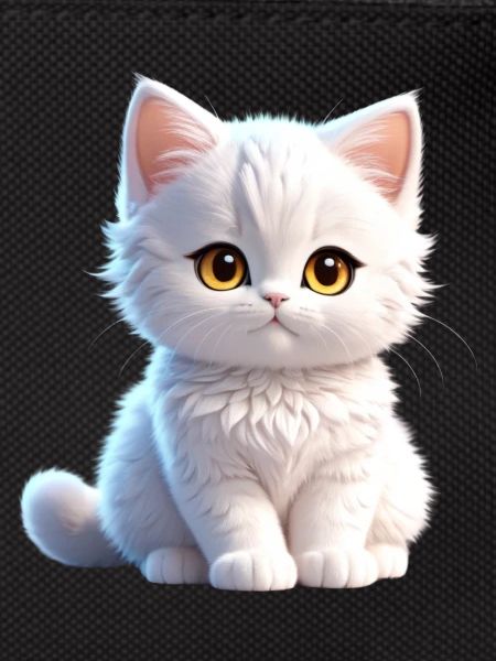 Cute white kitty