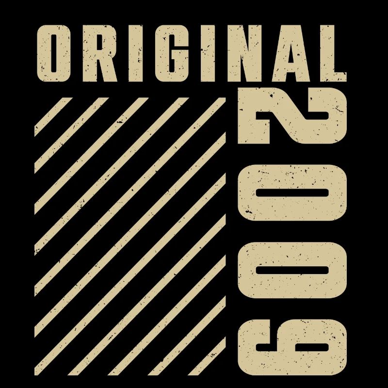 Original 2009 Authentic 2009 Vintage Bursdag