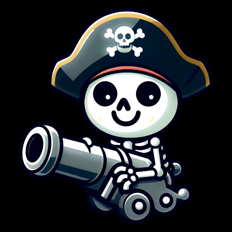 Pirate Skull - Skeleton Treasure