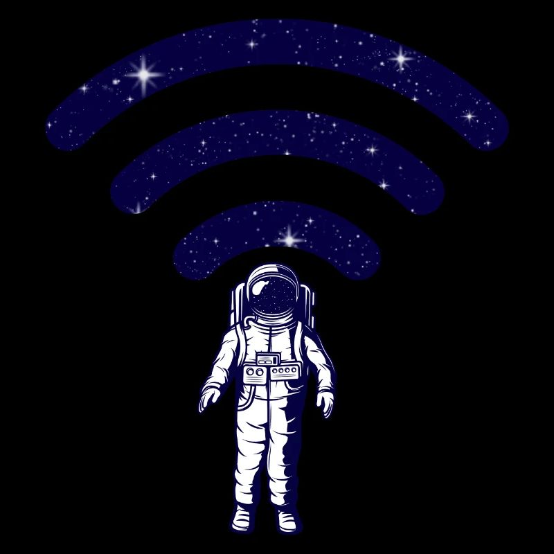 Espace wifi astronaute
