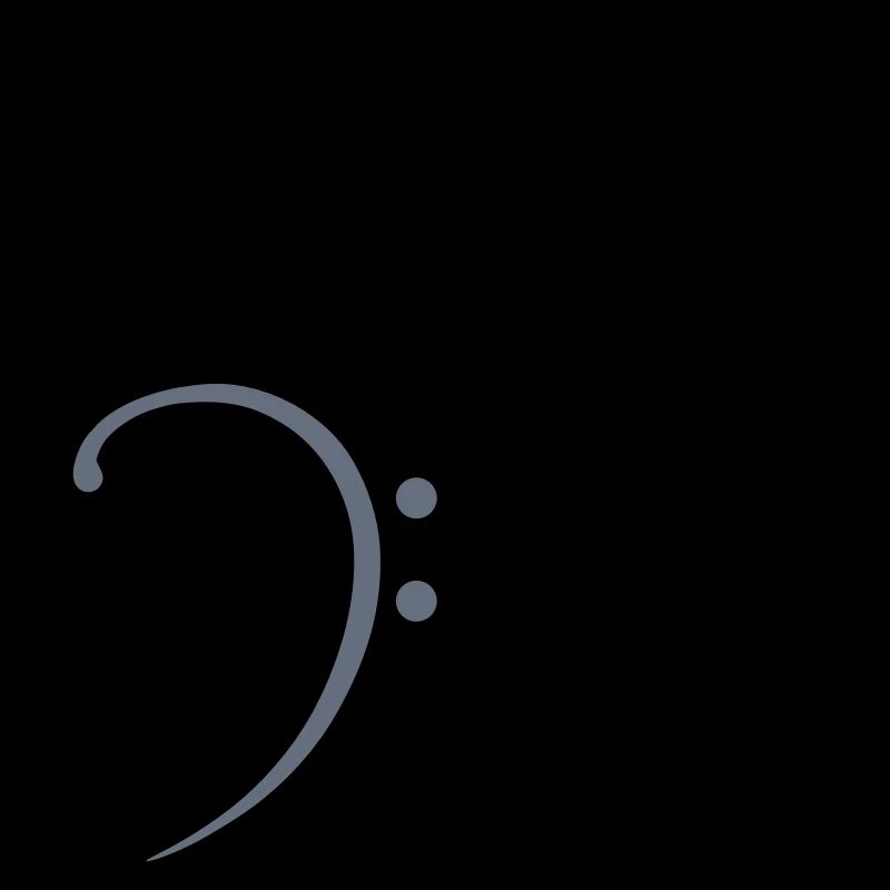 3 Clé de Musique de Fa Trois Notes de Musique Notes de Musique