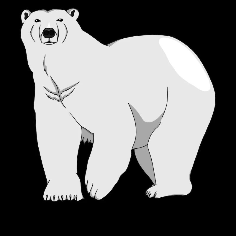 Eisbär "einfach mal cool bleiben..."