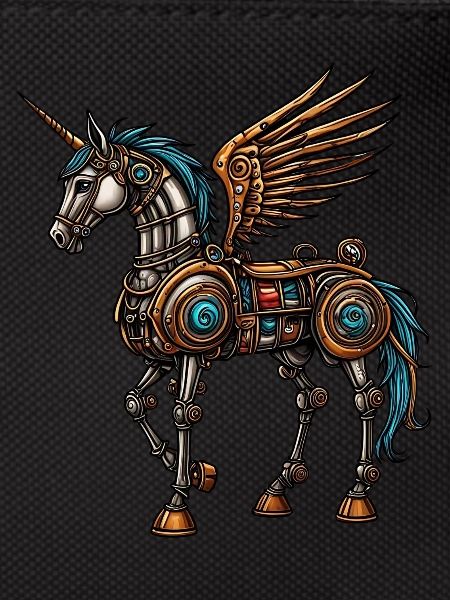 Cheval steampunk