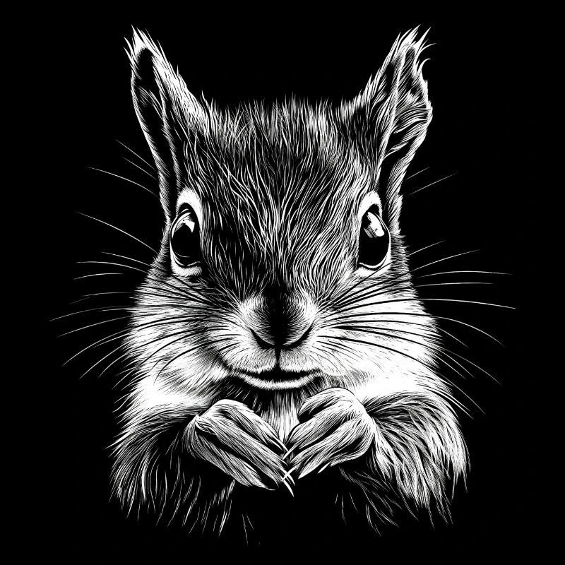 Eichhörnchen Portrait Wildtier Baumbewohner