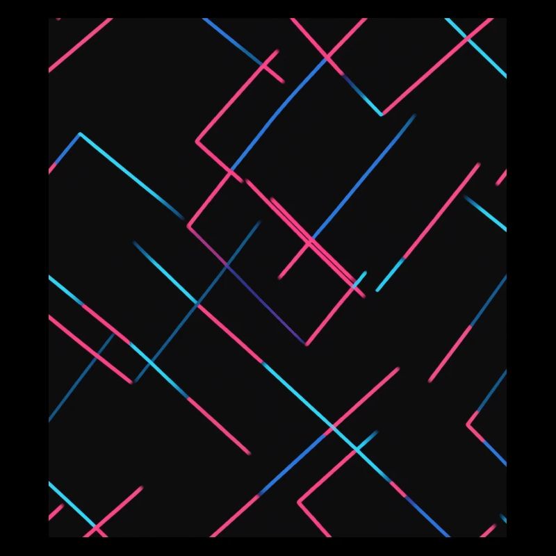 Abstrakte Neonlinien