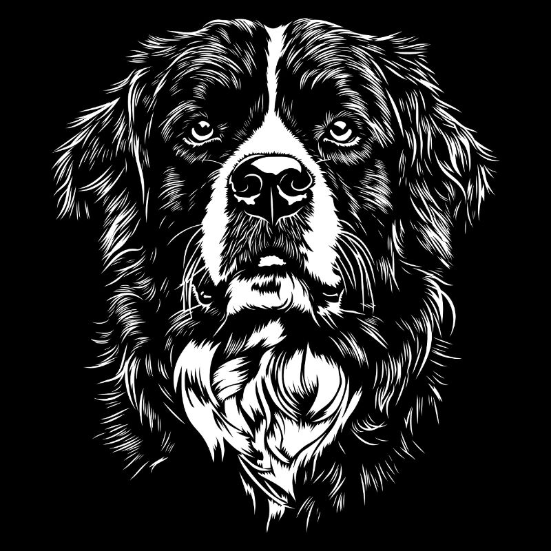 Berner Sennenhund Portrait Hunde Hund