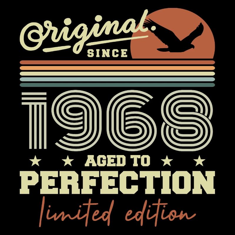 Original 1968 Geburtstagsgeschenk 1945 Retro 1968