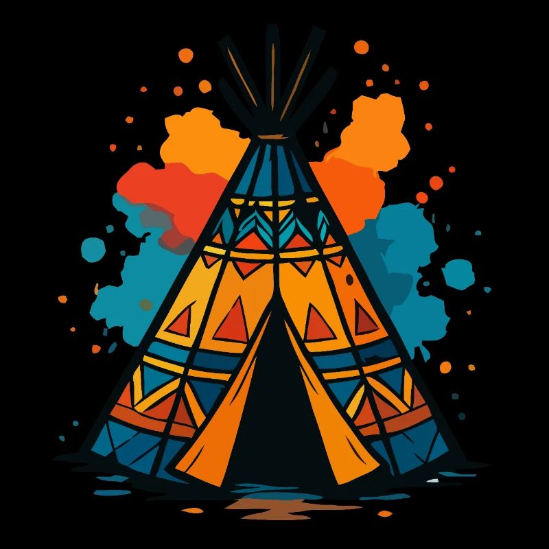 Tribal Teepee Splash