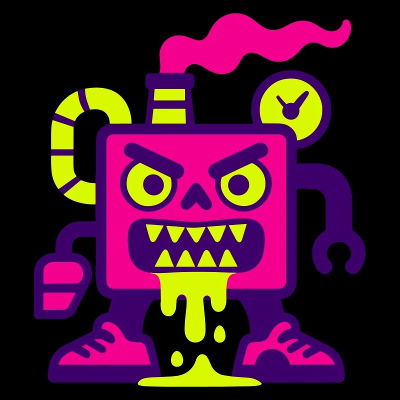 Pop Art Monster Machine