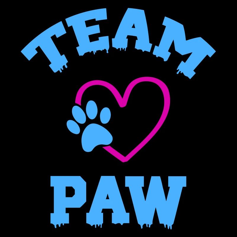 Team Paws Heart Logo