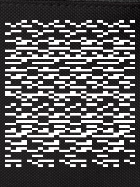 Glitch Grid Monochrome Pattern
