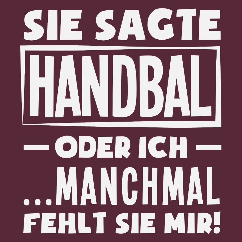Handball oder ich – manchmal fehlt sie