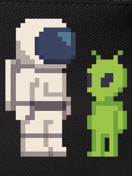 Pixel Astronaut rencontre Alien