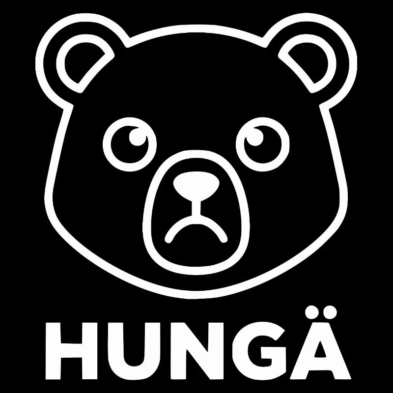 Bear Outline with Hungä
