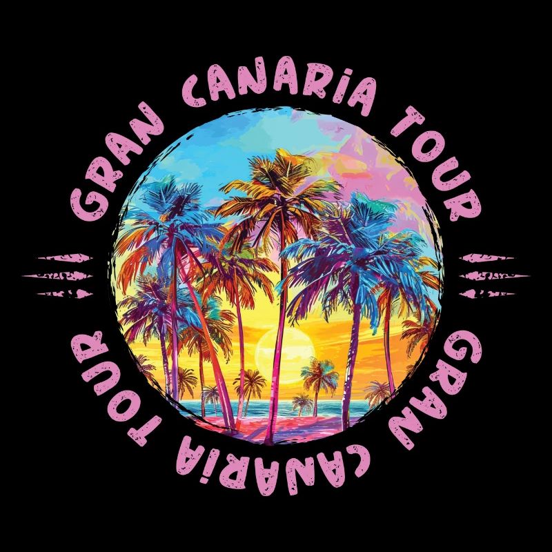 Visite de Gran Canaria Palmiers