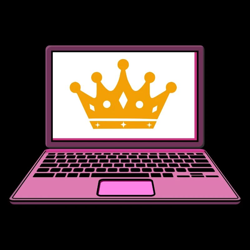 Computer Krone Königin Programmiererin