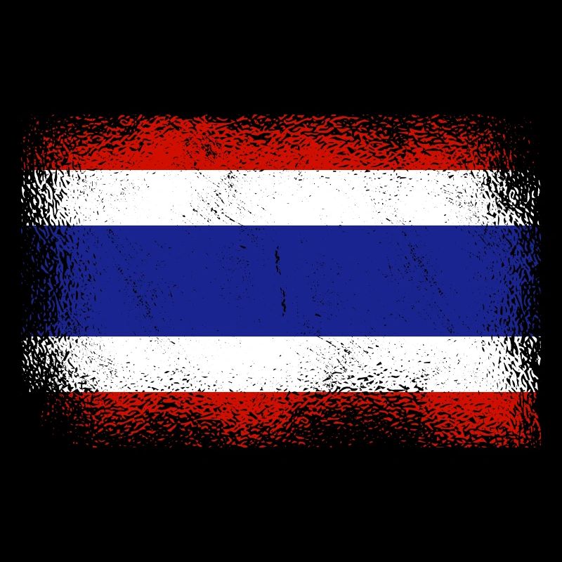 Thaïlande Drapeau Thaïlandais Drapeau utilisé Look