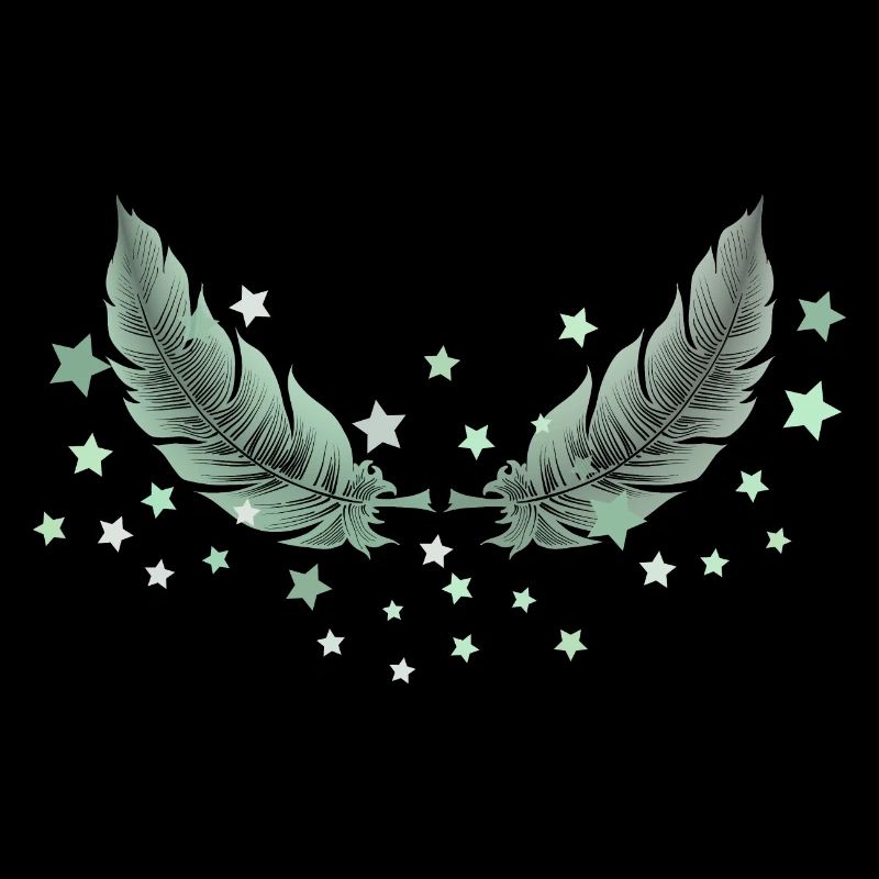 Two feathers