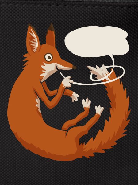 Fuchs Sprechblase