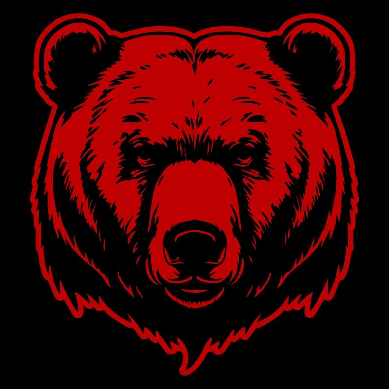 Tête de grizzli d’ours