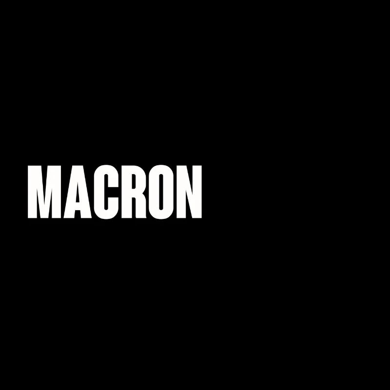 Macron trägt es