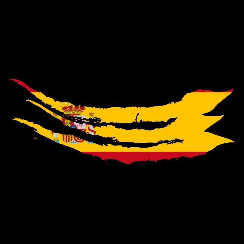 Le drapeau espagnol raye les griffes du drapeau espagnol