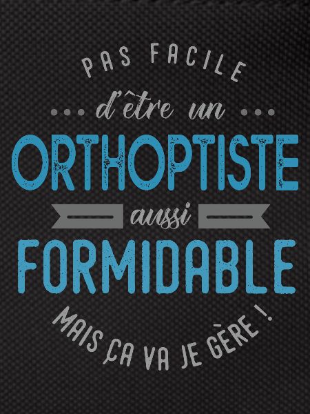 orthoptiste formidable