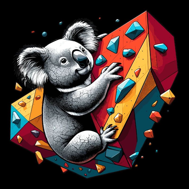 Bouldern Koala Geschenk