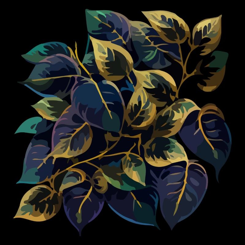 Les feuilles naturelles