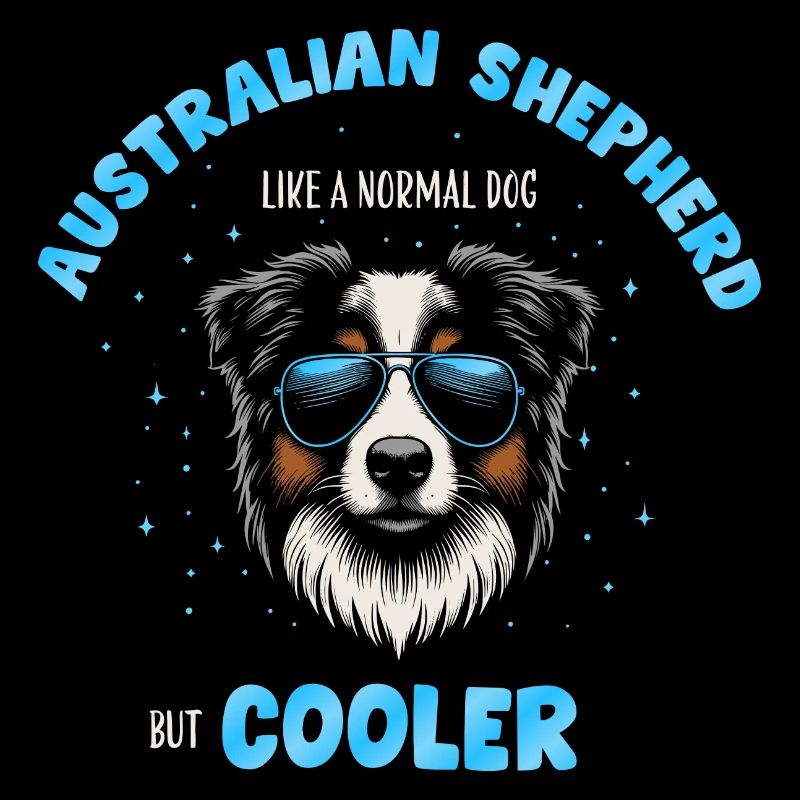 Aussie - like a normal dog but cooler türkis