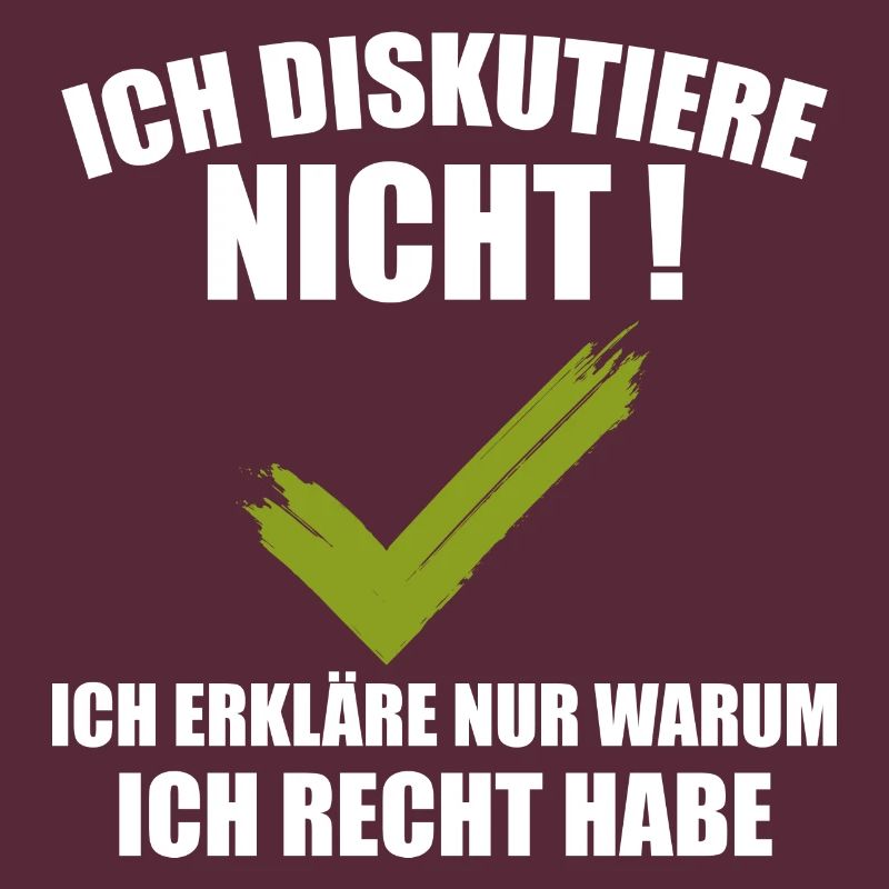 Ich Diskutiere Nicht
