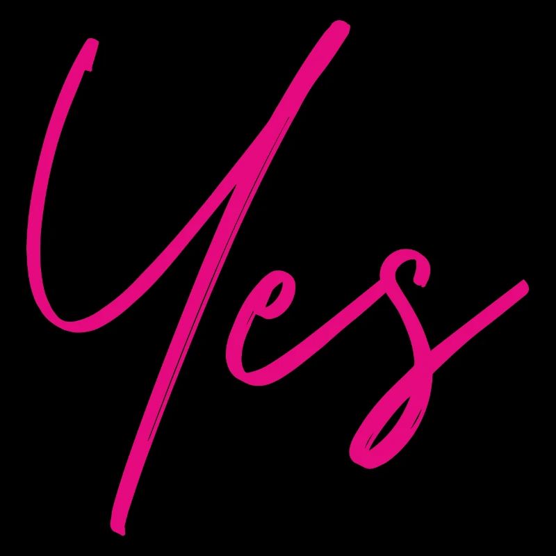 Yes, Sir! Black with Pink