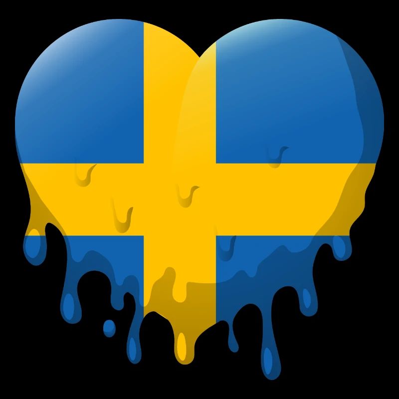 Drapeau de la Suède Scandinavie Drapeau suédois