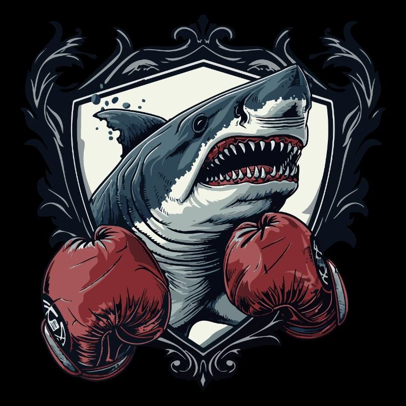 Shark Boxer MMA Logo