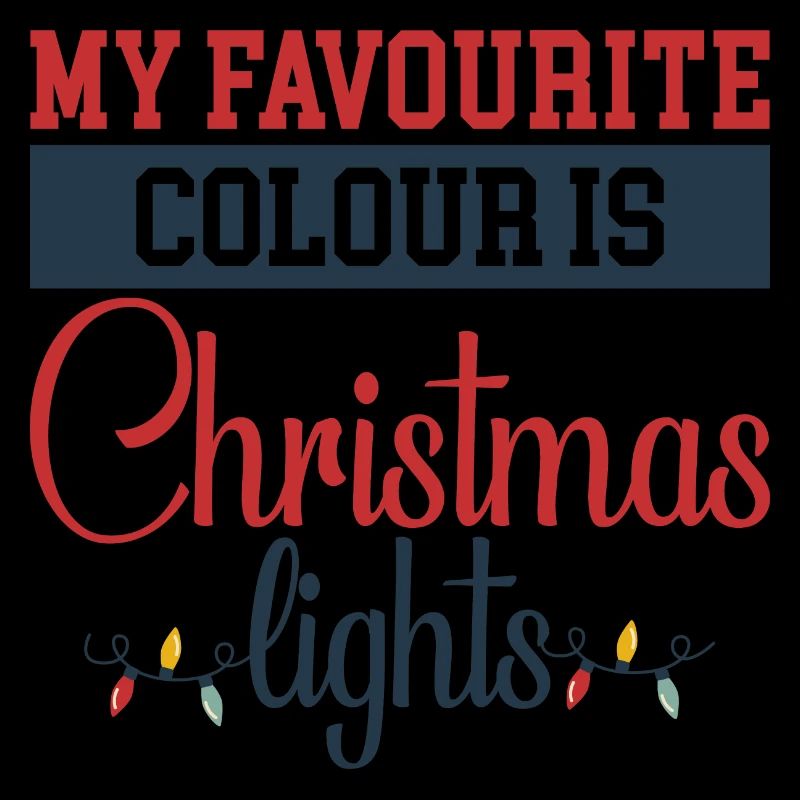 Weihnachtsdesign mit Lichtern
