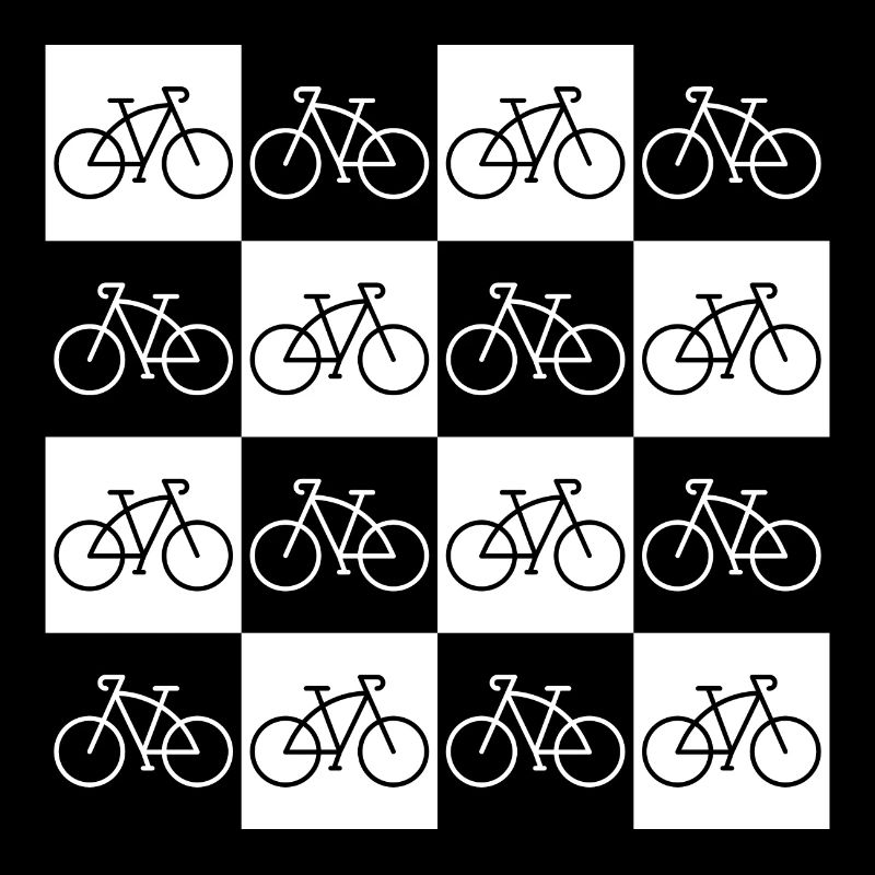 Bicycle checkerboard for cyclists
