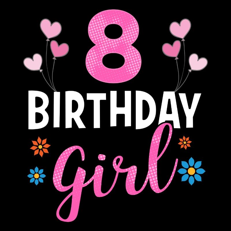 Fille d'anniversaire - 8 ans