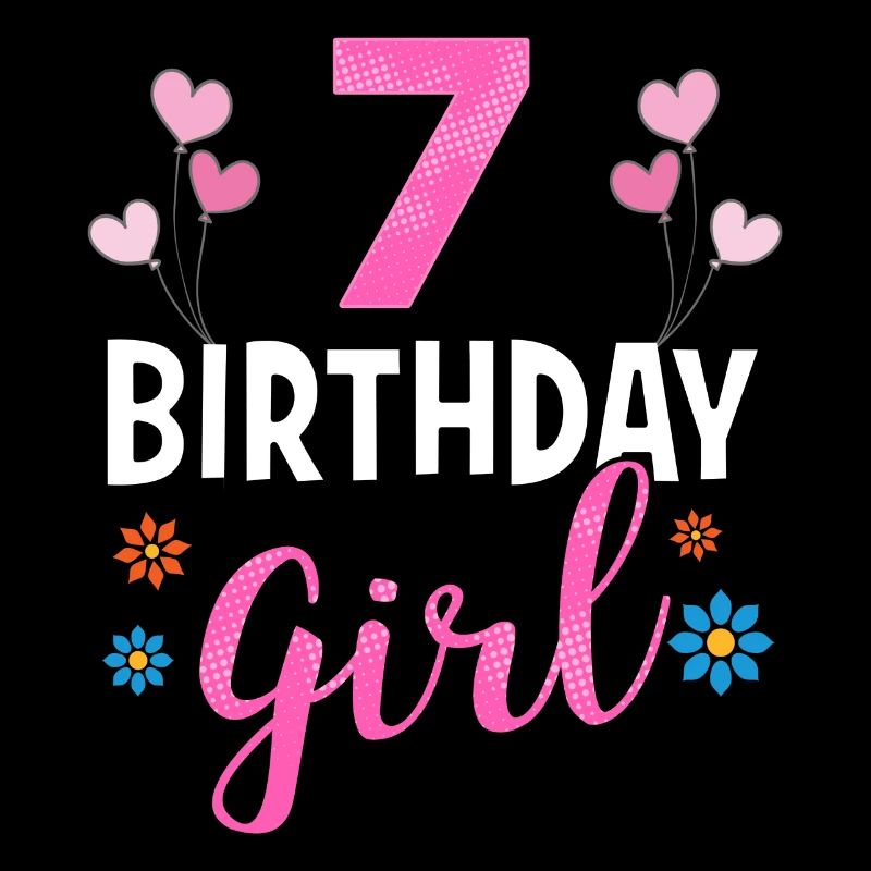 Fille d'anniversaire - 7 ans