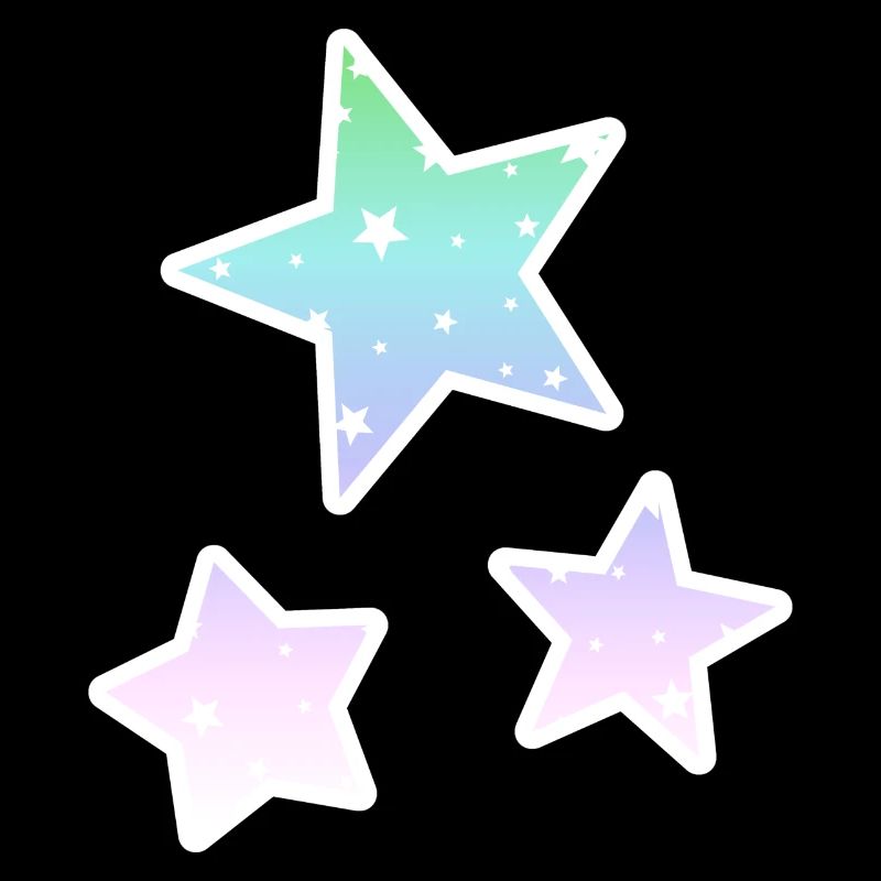 Rainbow stars pastels étoiles arc