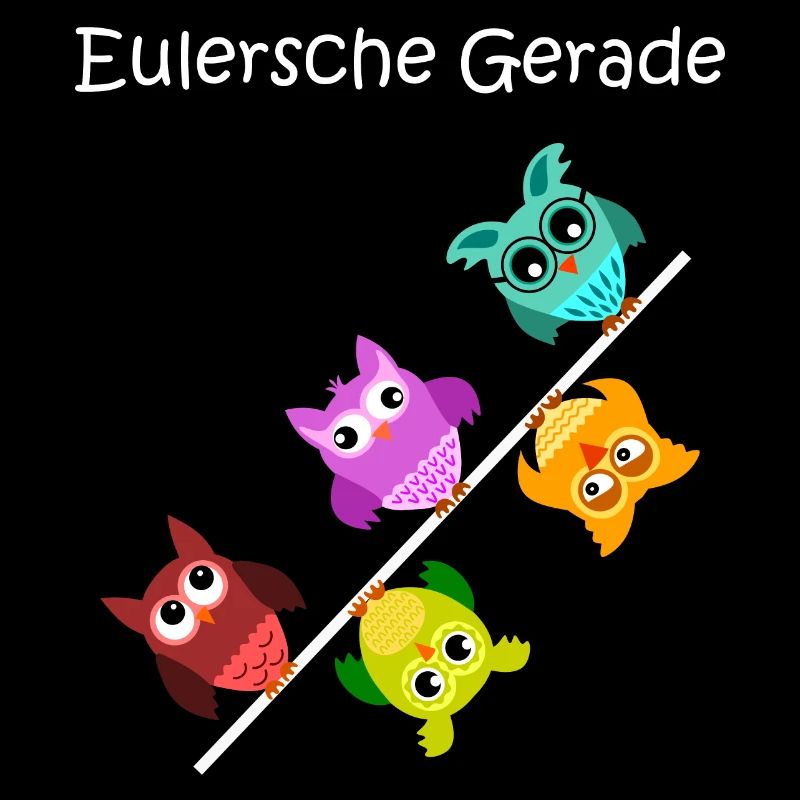 Eulersche just, hiboux, cadeau pour mathématiciens