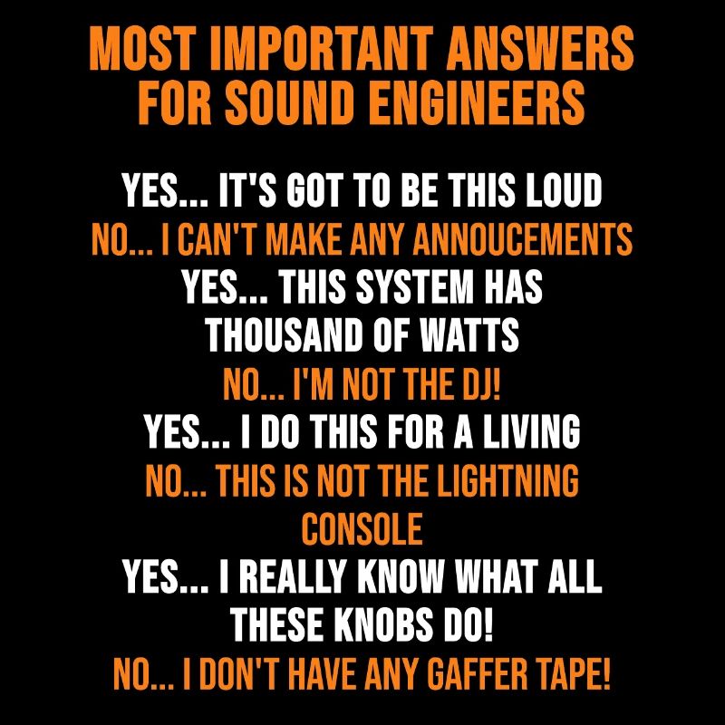 Sound engineer technician sound engineer gift