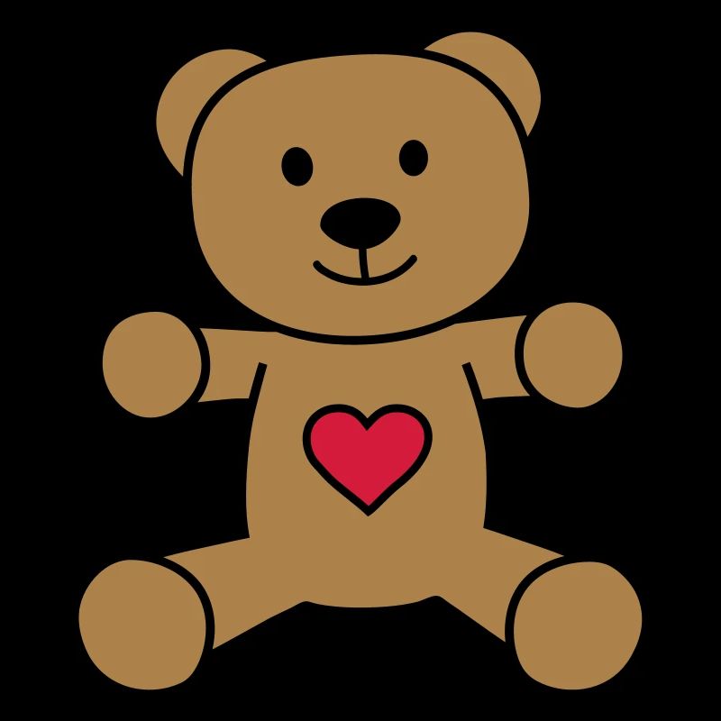 Teddybär mit Herz